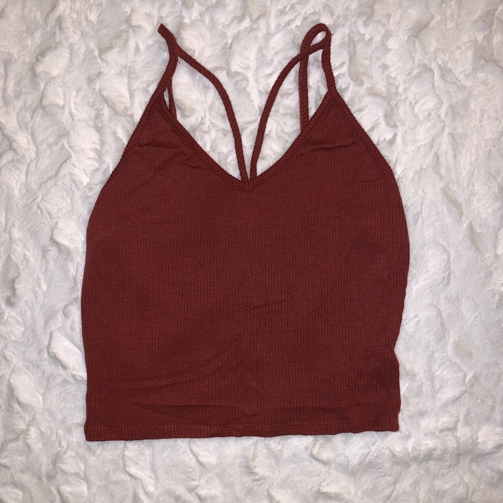 Rust crop top